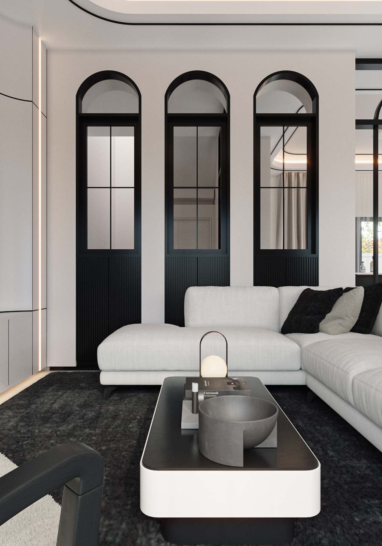 ห้องนอนหลักที่อบอุ่น